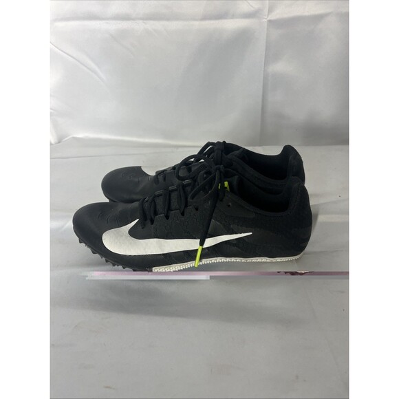 Nike Zoom Rival S Youth Sz: 6.5 Racing Cleats Black White Running Shoes - Picture 3 of 8